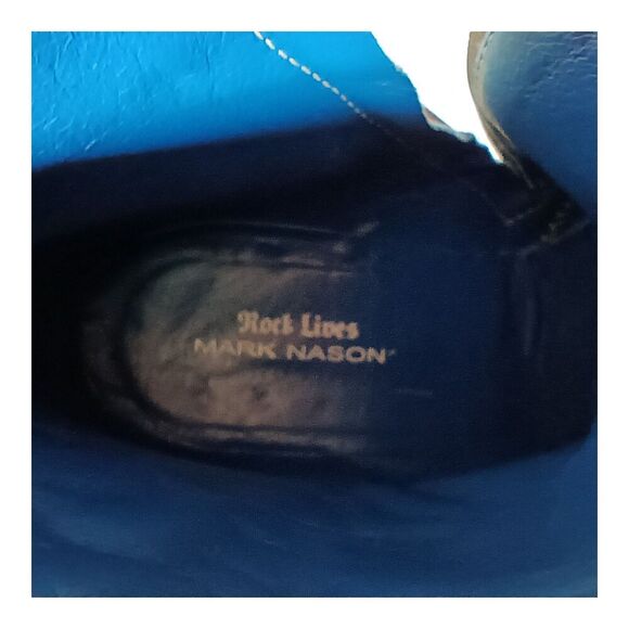 Mark Nason TRAXX Dragon Rock Lives Ankle Boots Biker Brown Leather Men's 8.5 - Picture 16 of 16